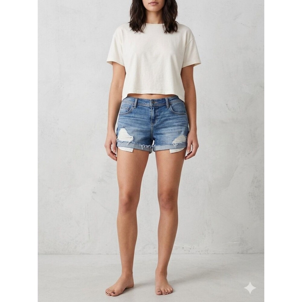 Hollister Light Blue Low-Rise Vintage Denim Jeans
